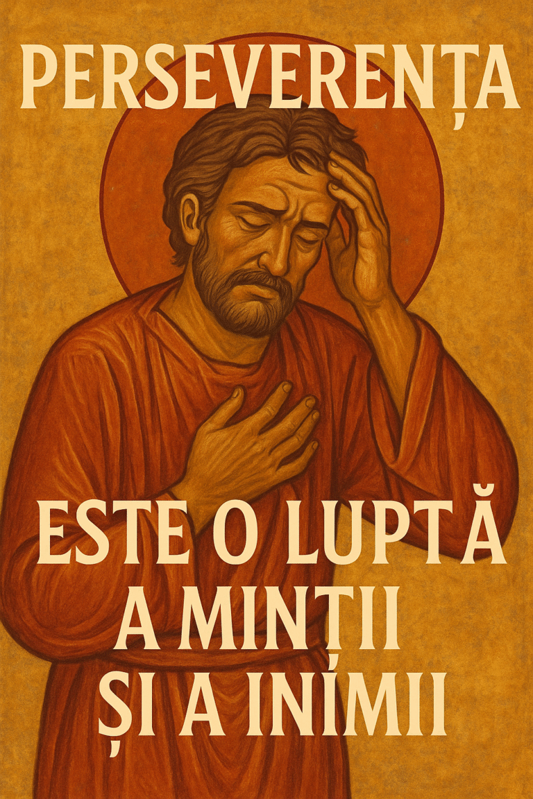 Perseverența este o luptă a minții și a inimii